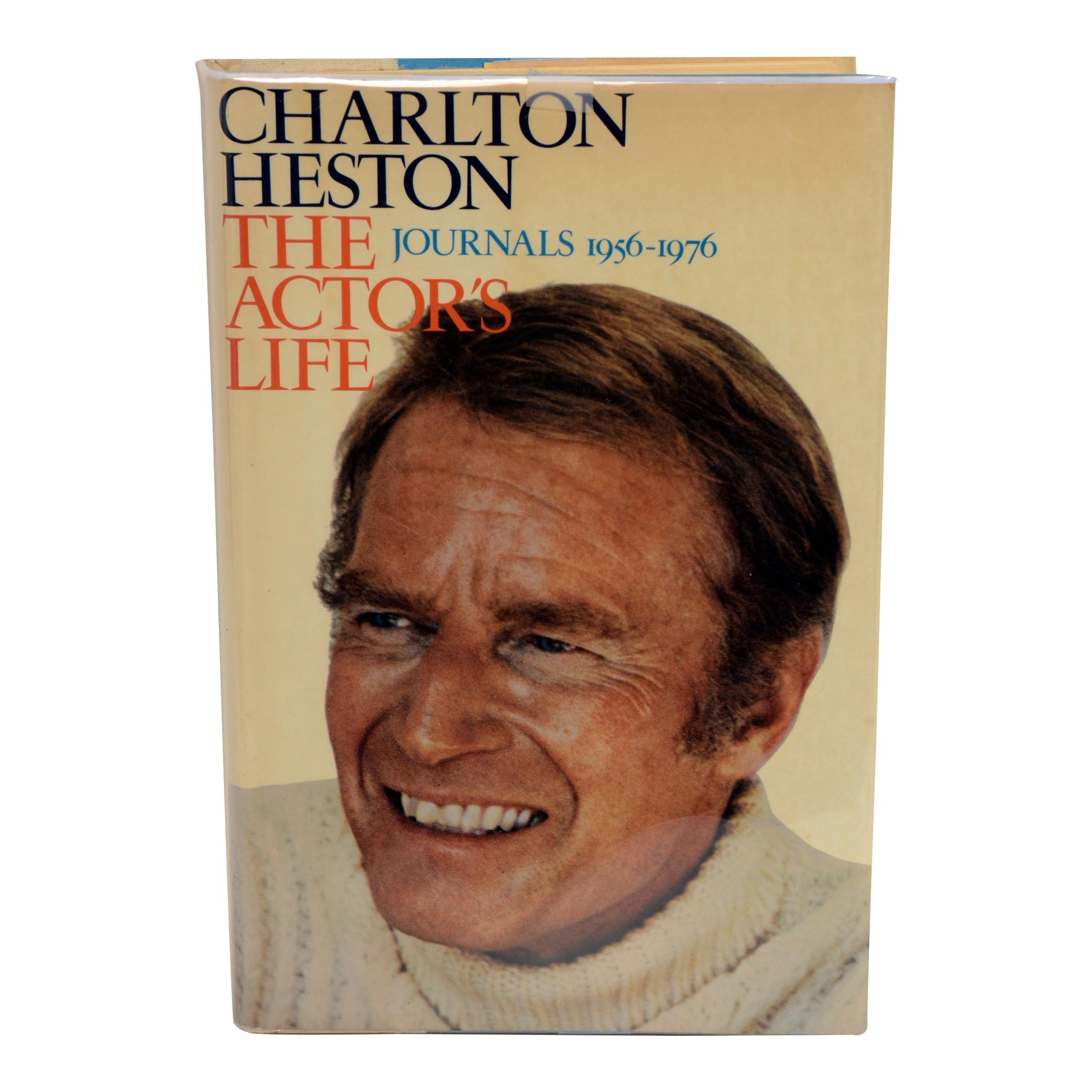 Charlton Heston The Actor's Life Journals, 1956-1976, Signed First Edition