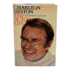 Vintage Charlton Heston The Actor's Life Journals, 1956-1976, Signed First Edition