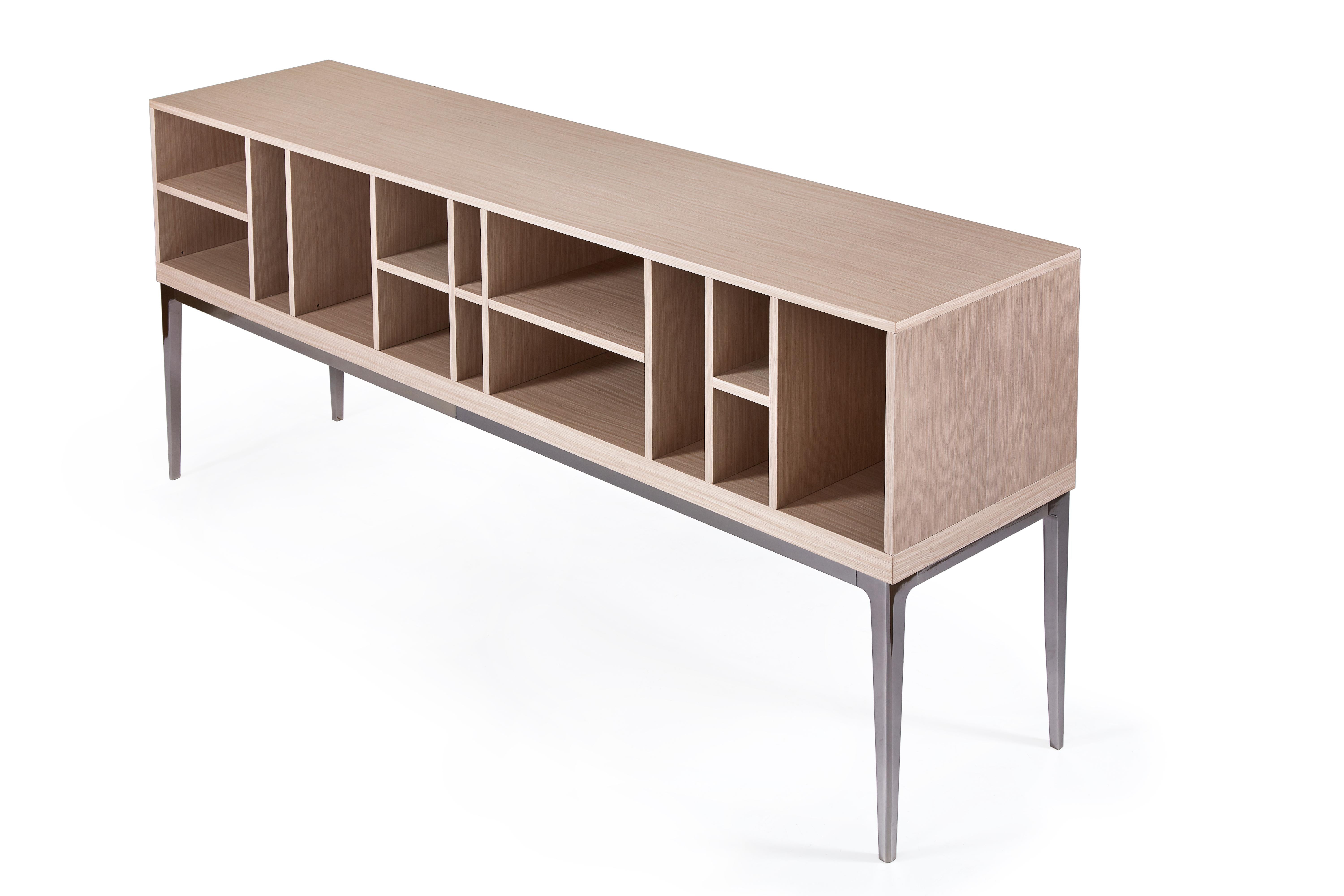 Make shelf styling a breeze with this perfectly proportioned console that doubles as a bookshelf. The simple solution to elevating the look of any living or office space.