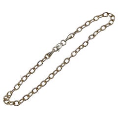 Bracelet à breloques en or jaune 14KT 7.5"" bracelet délicat de 3mm/idée de cadeau de Noël