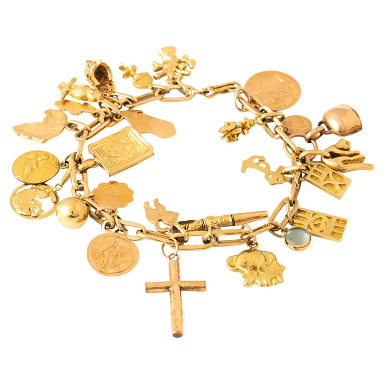 Charm Bracelet For Sale at 1stDibs