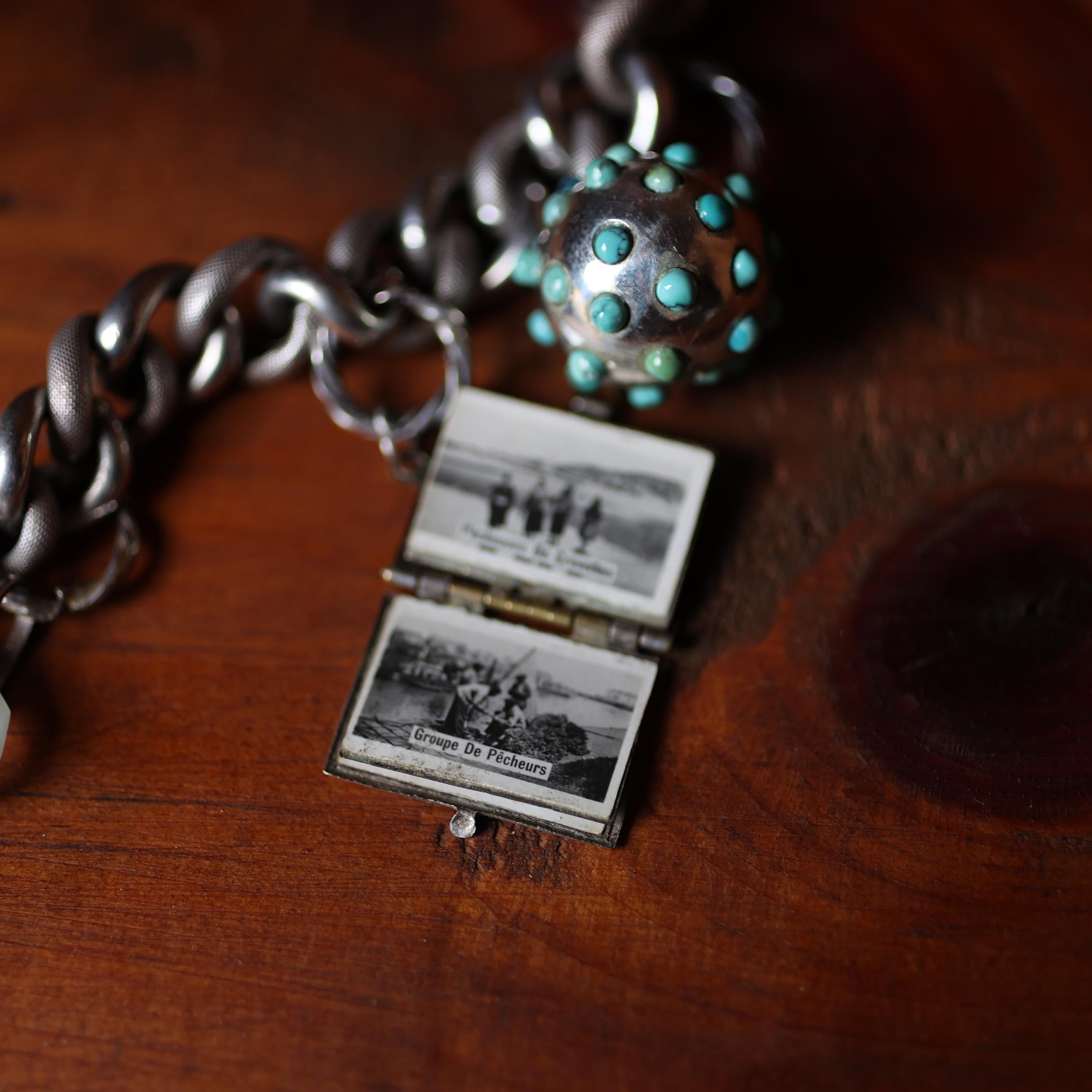 Charm Bracelet As Memoir: French, Circa 1880 For Sale 5