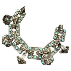 Charm  Bracelet Victorian Revival Midcentury Italy