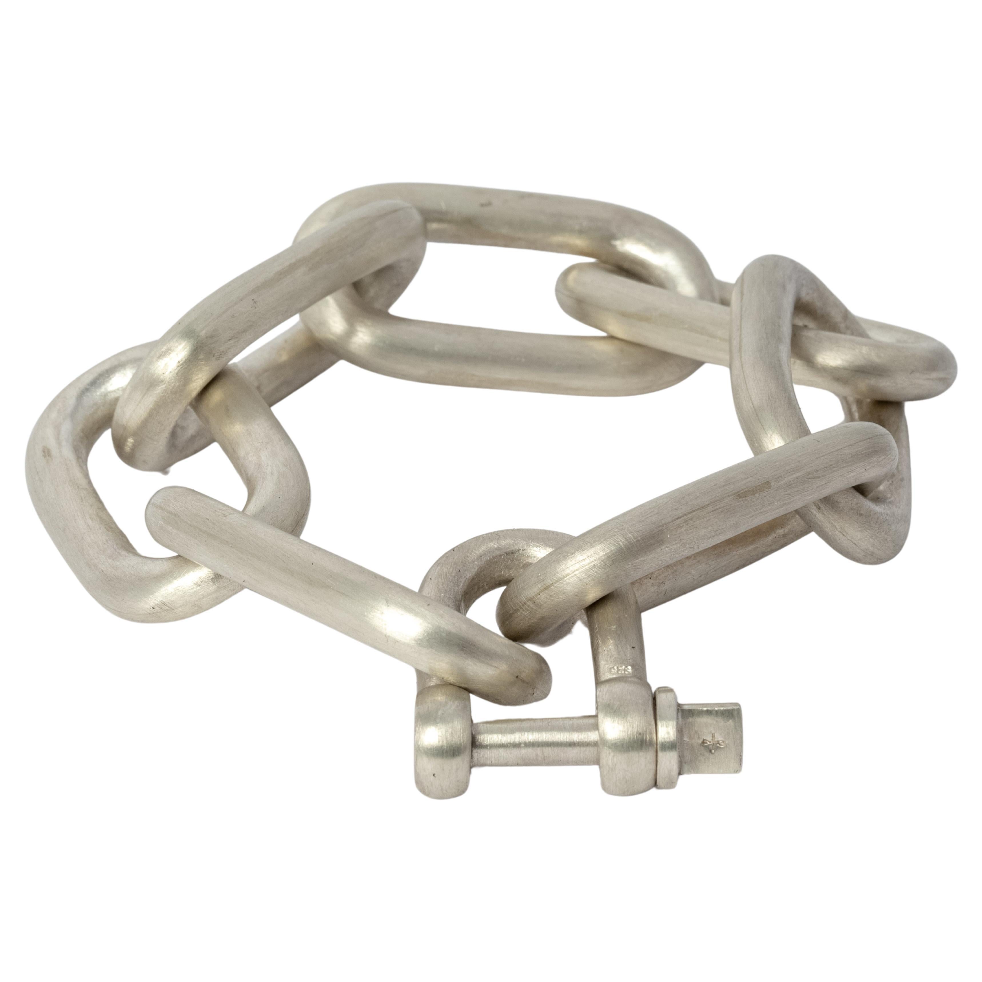 Charm Chain Bracelet (Medium Links, MA) For Sale