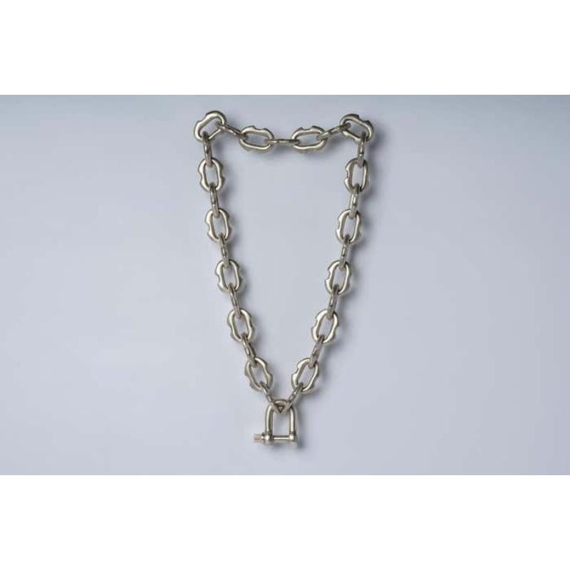 Women's or Men's Charm Chain Choker (40cm, Extra Small Deco Links, AS) For Sale