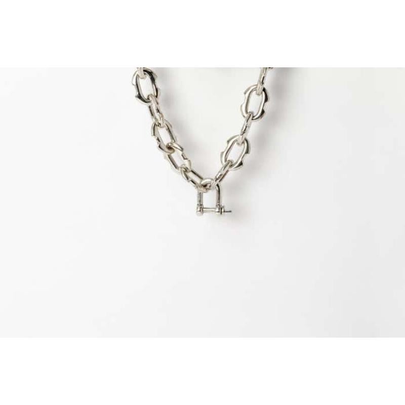 Women's or Men's Charm Chain Choker (40cm, Small Deco Links, PA) For Sale