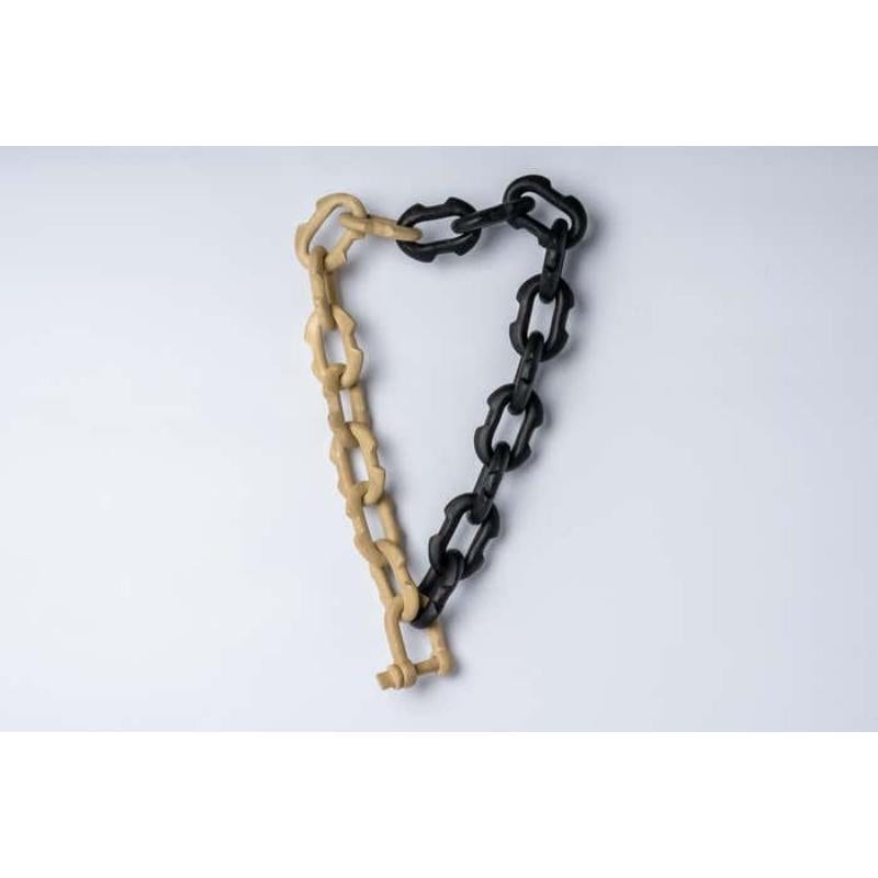 Women's or Men's Charm Chain Choker (40cm, Small Deco Links, UAS+KU) For Sale