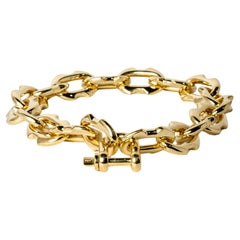 Charm Chain Choker (40cm, Small Deco Links, YG)