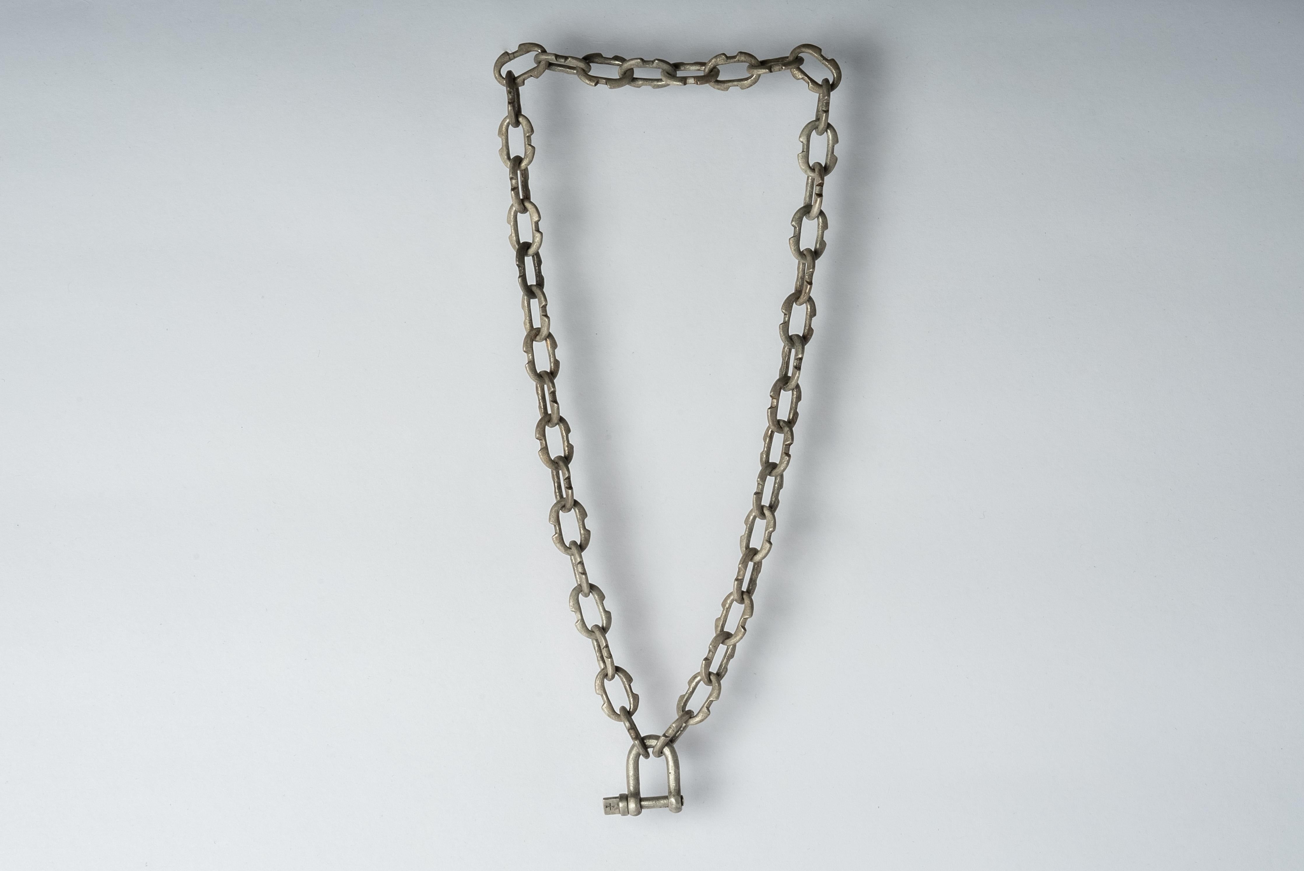Women's or Men's Charm Chain Choker (40cm, Tiny Deco Links, DA) For Sale