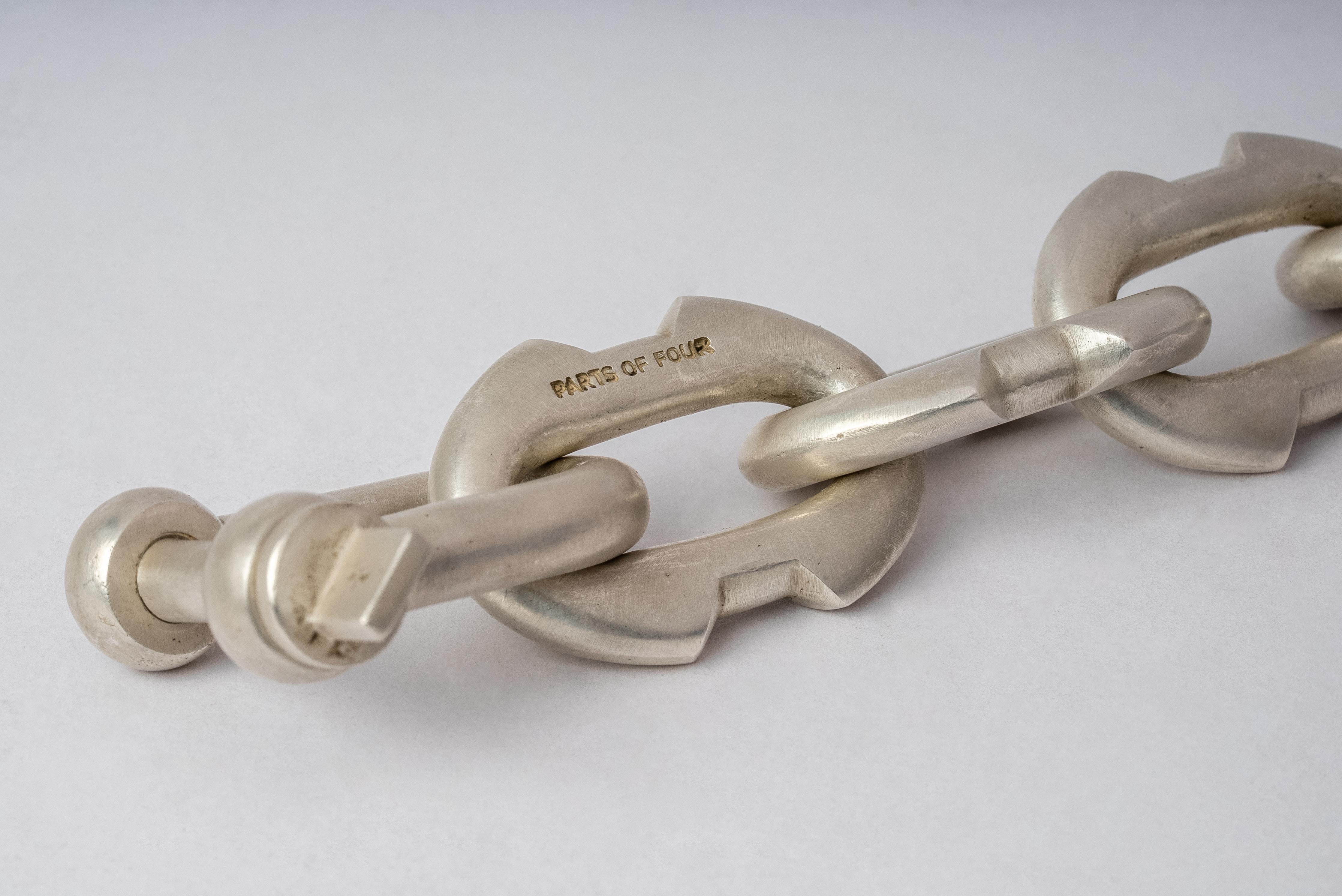Charm-Kette Halskette (50cm, kleine Deko-Glieder, AS) für Damen oder Herren im Angebot