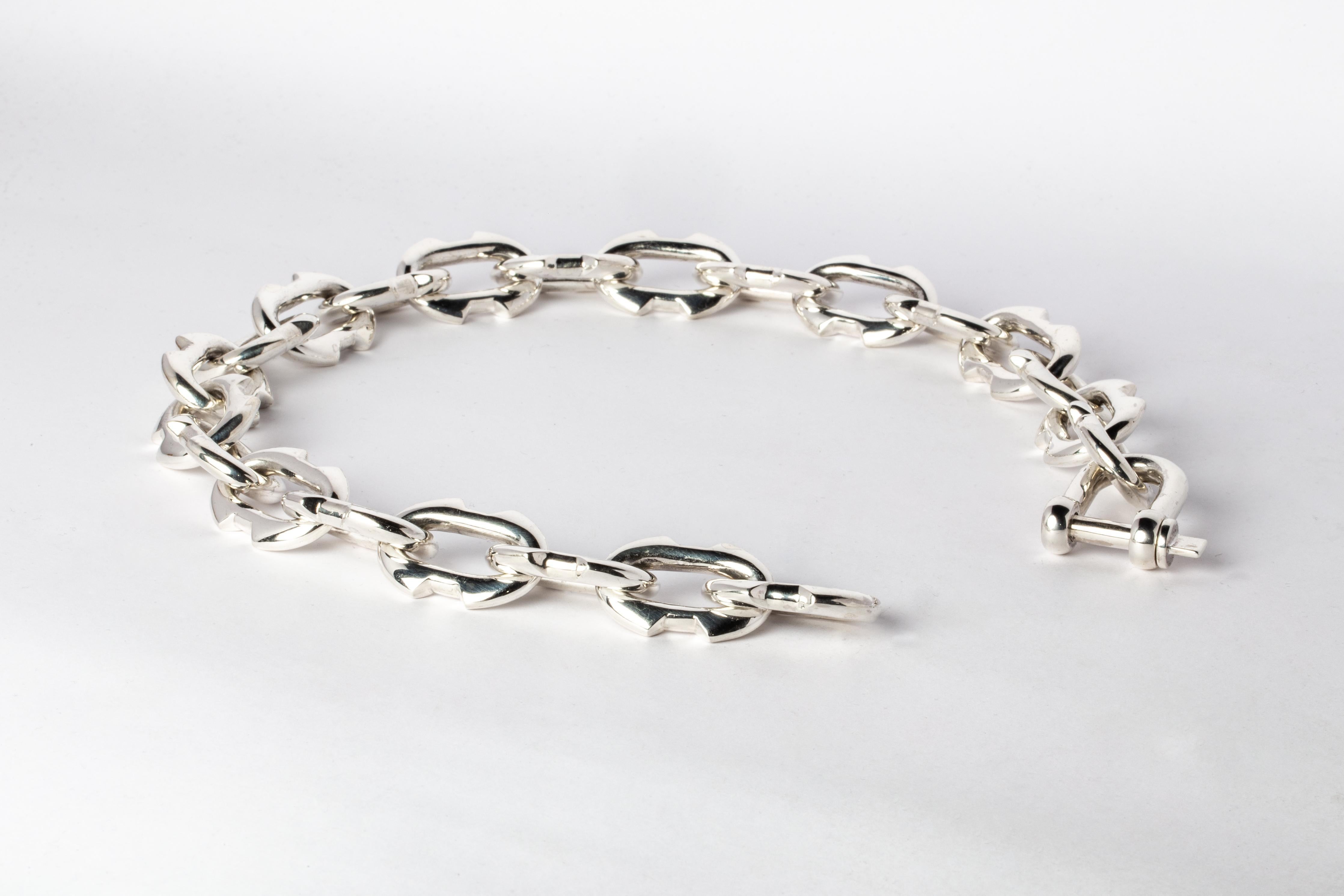 Charm-Halskette (50cm, kleine Deko-Glieder, PA) für Damen oder Herren im Angebot