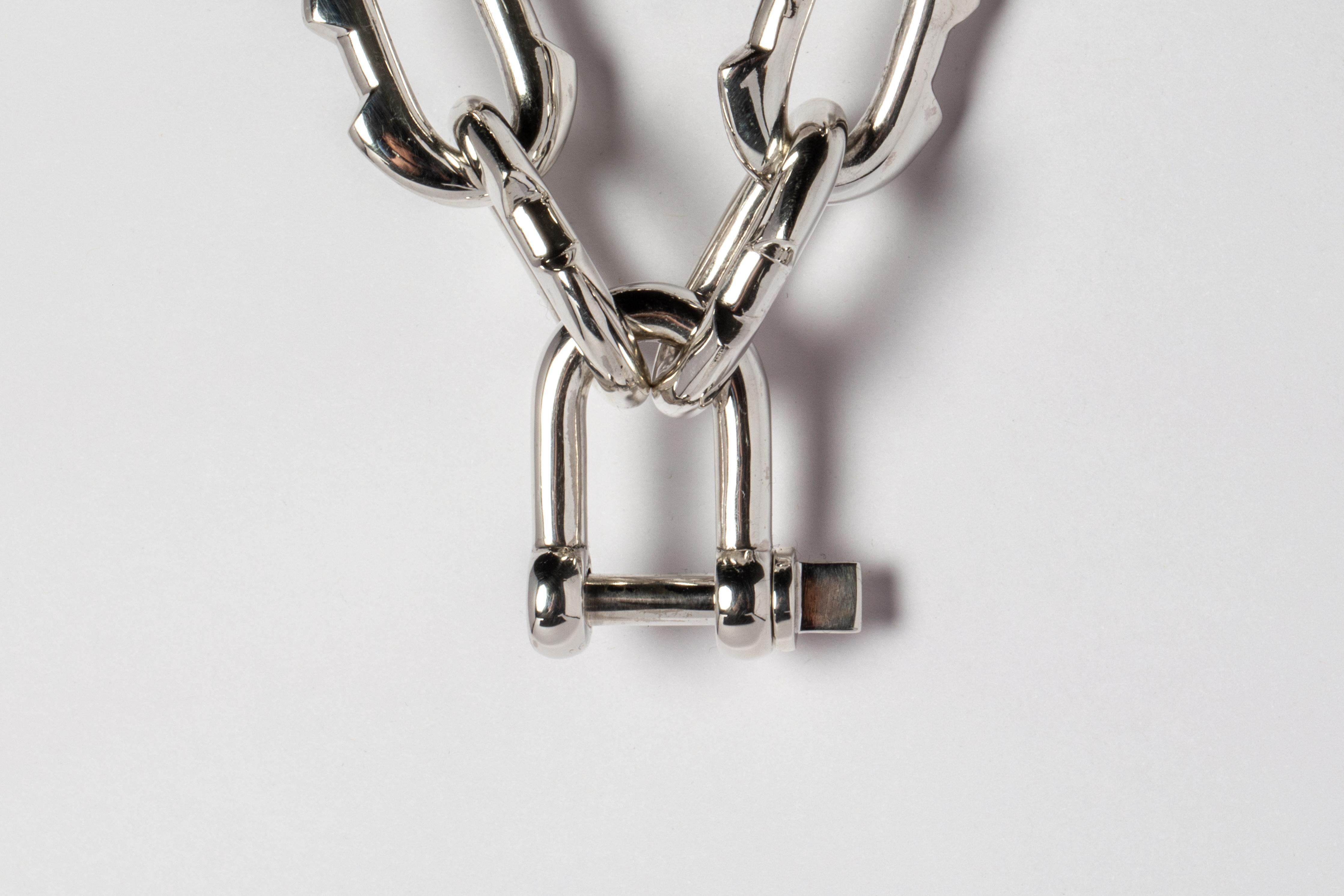 Charm-Halskette (50cm, kleine Deko-Glieder, PA) im Angebot 3