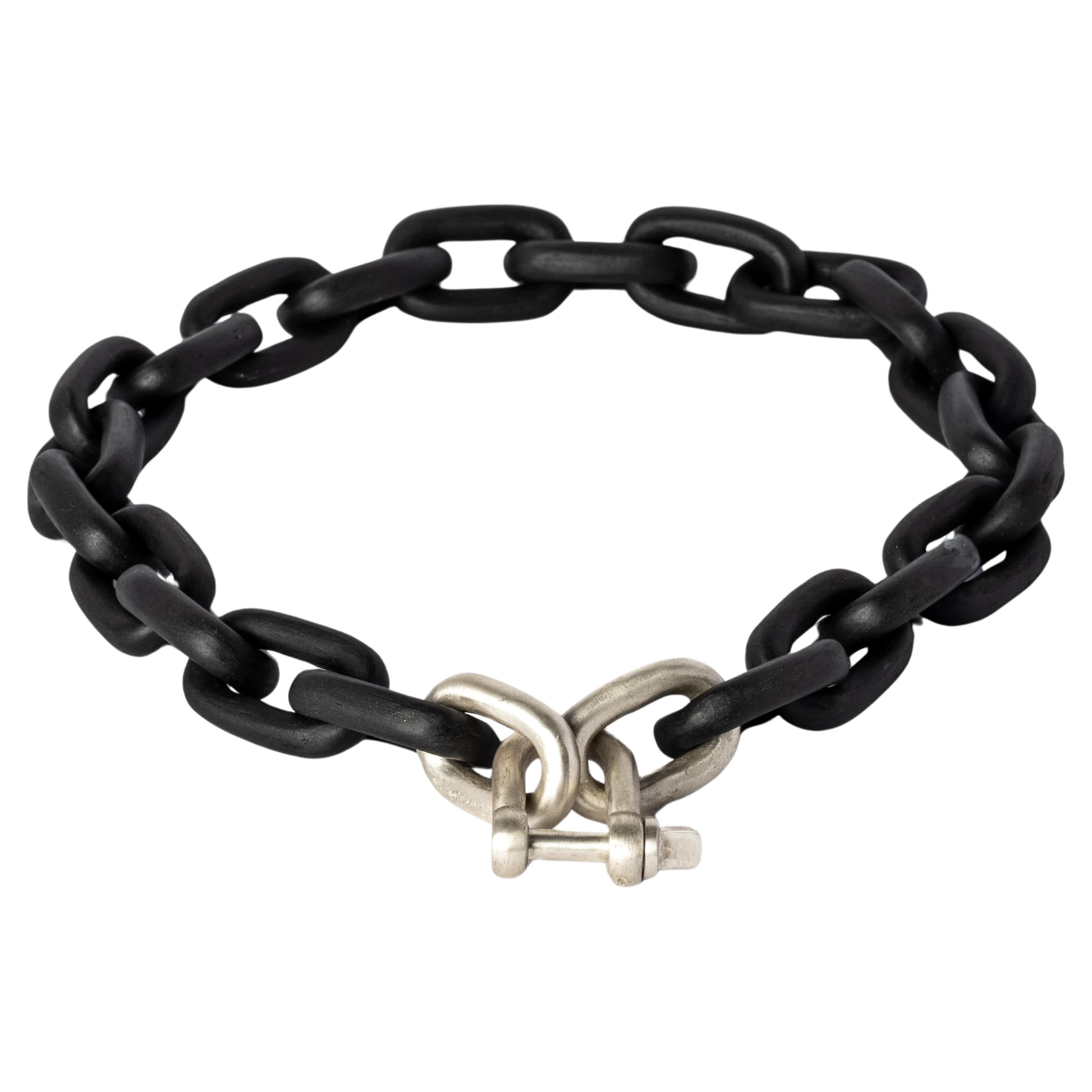 Charm Chain Necklace (50cm, Small links, KU+MA) For Sale