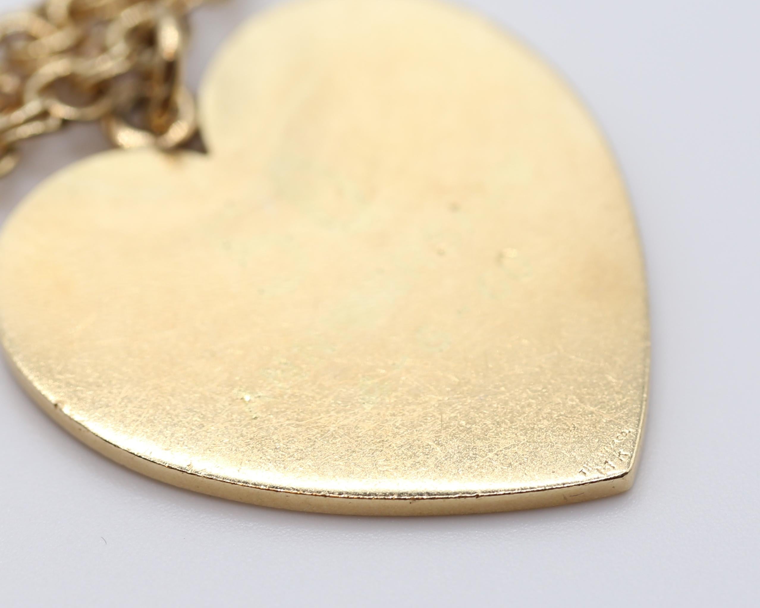 Charm Hearts Bracelet 14K Yellow Gold Tiffany POM, 1959. 10
