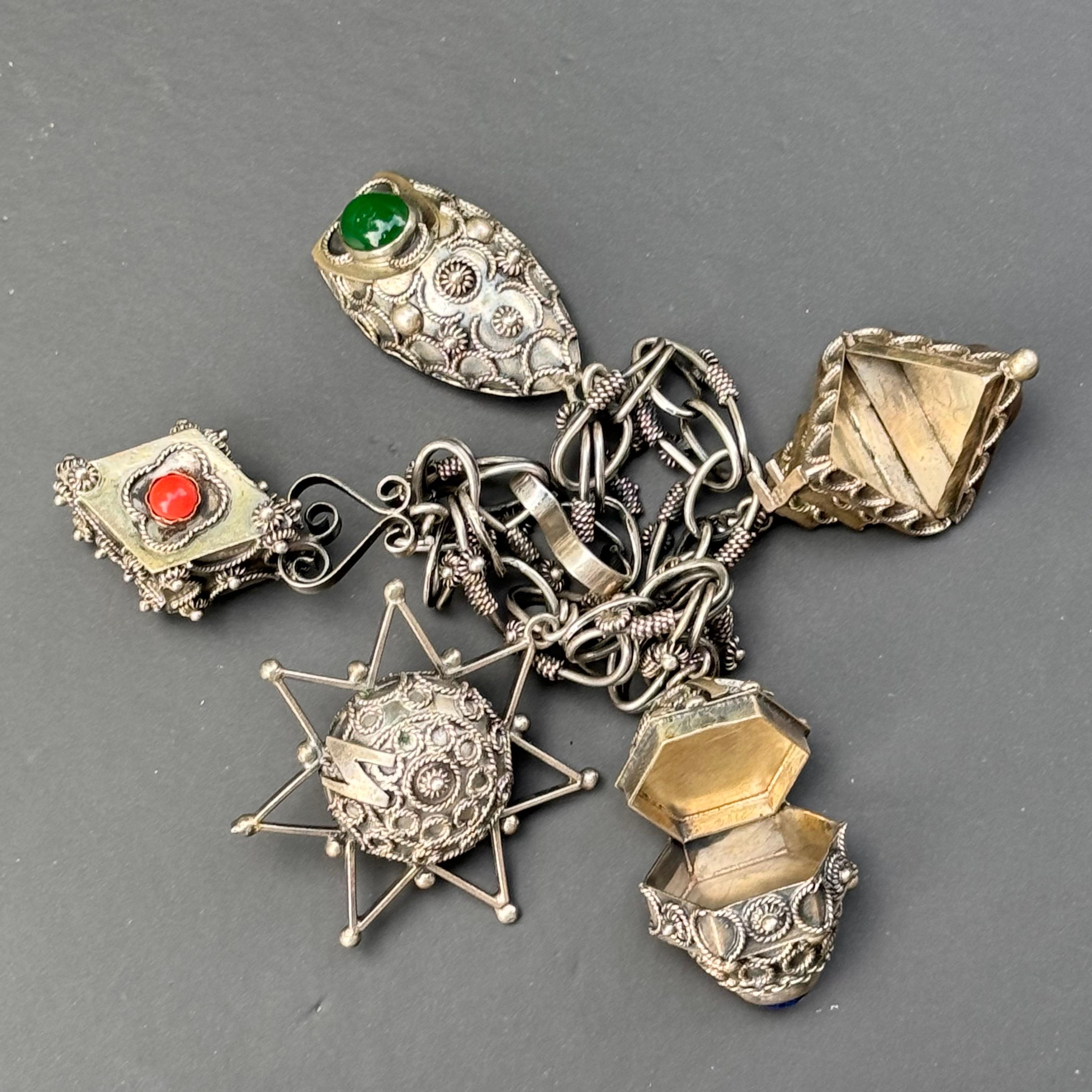 vintage locket bracelet