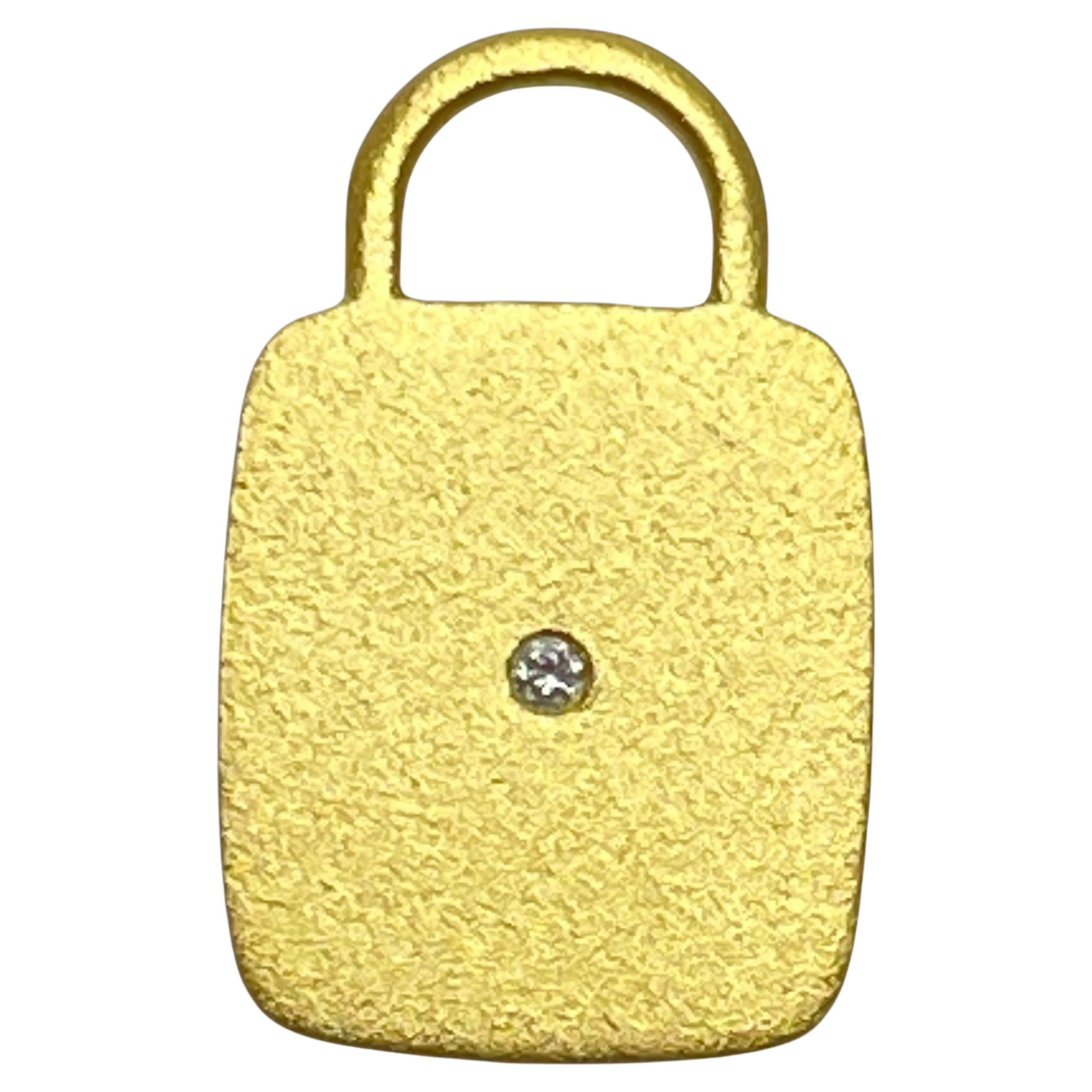 CHARM ME UP 22k gold diamond charm by DOROTA LASAK