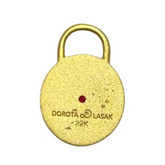 CHARM ME UP 22k gold ruby charm by DOROTA LASAK