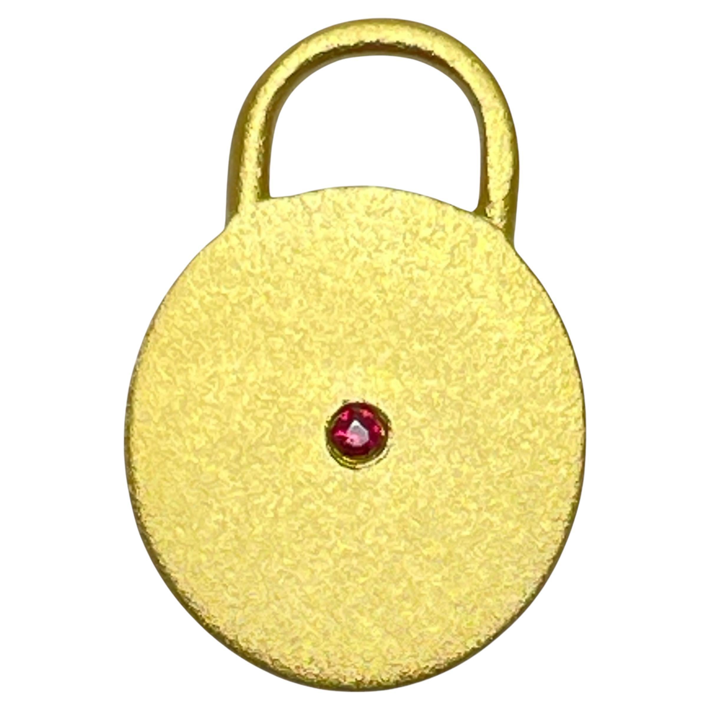 CHARM ME UP 22k gold ruby charm by DOROTA LASAK