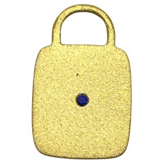 CHARM ME UP 22k gold sapphire charm by DOROTA LASAK