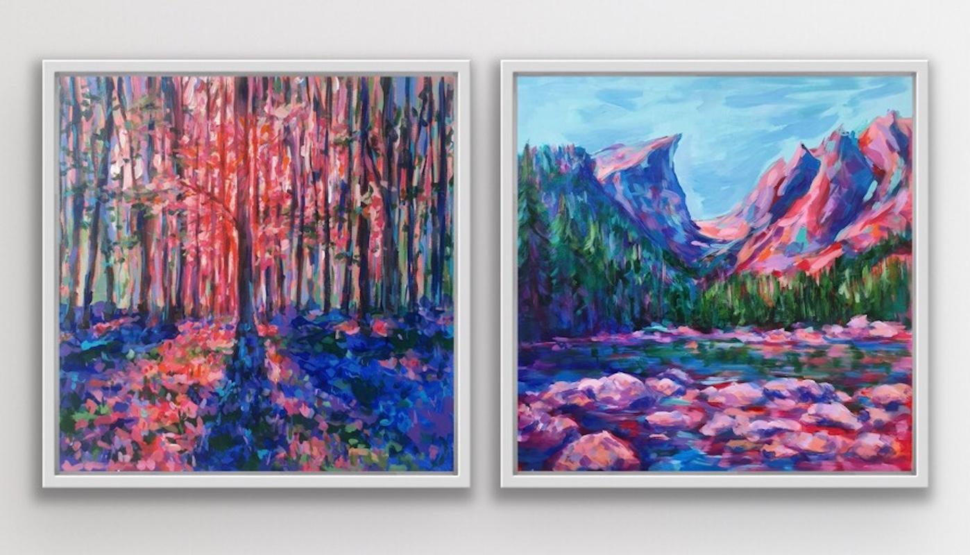 Bluebell Woods and Rock Pool Diptych by Charmaine Chaudry

Overall size cm : H120 x W120

Bluebell Woods  [2021]
original
Acrylic on Canvas
Image size: H:60 cm x W:60 cm
Complete Size of Unframed Work: H:60 cm x W:60 cm x D:1.5cm
Sold