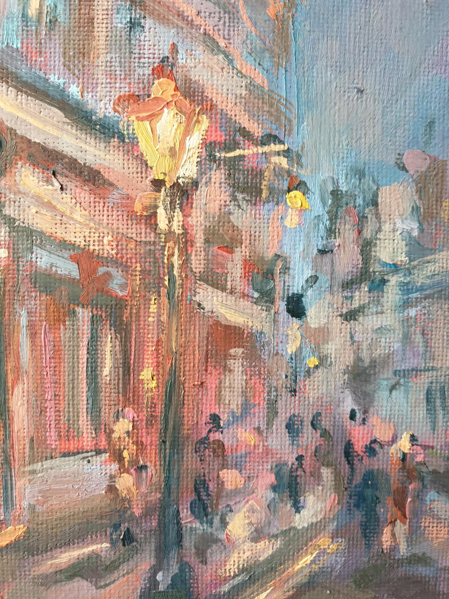 Turl Street - Impressionist Painting by Charmaine Chaudry