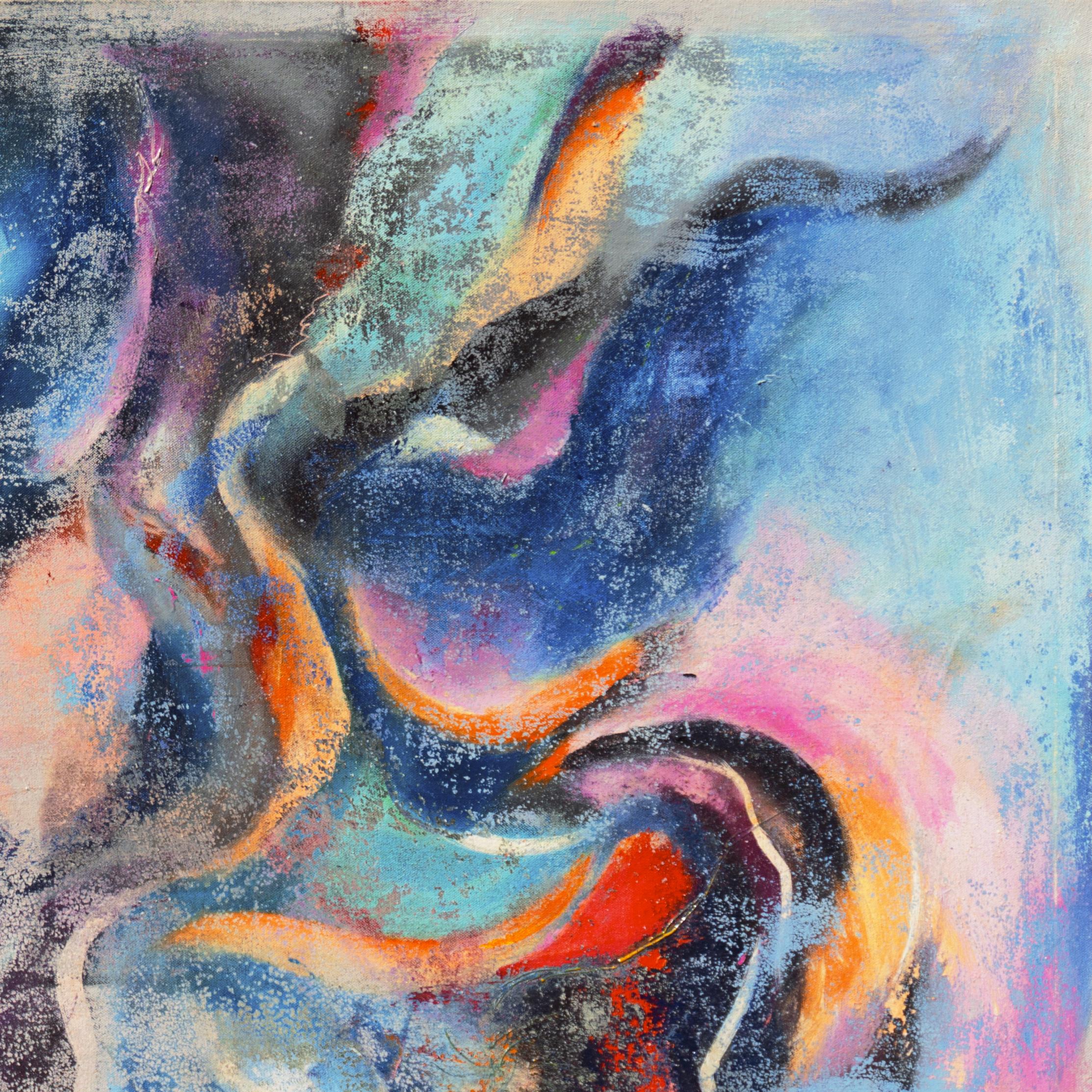 « Desert II », , artiste californienne de Palm Springs, grande oeuvre abstraite Proto-Organic en vente 1