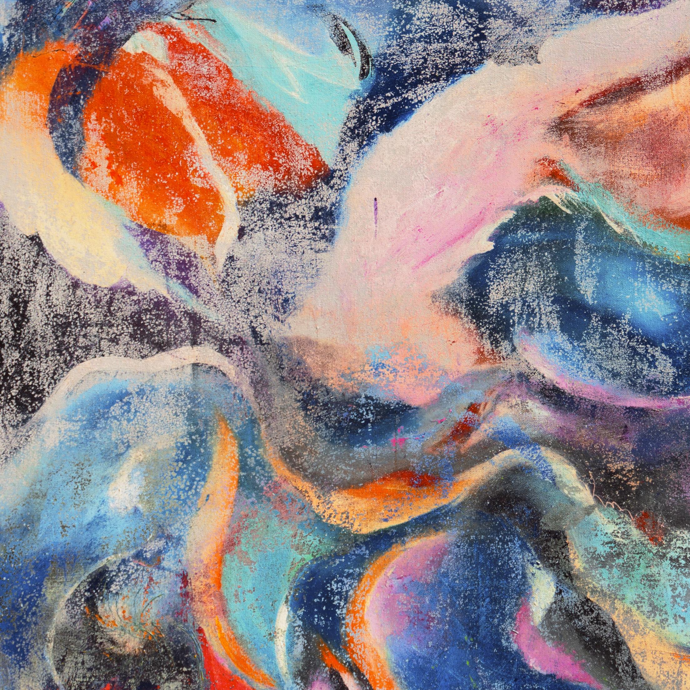 « Desert II », , artiste californienne de Palm Springs, grande oeuvre abstraite Proto-Organic en vente 1