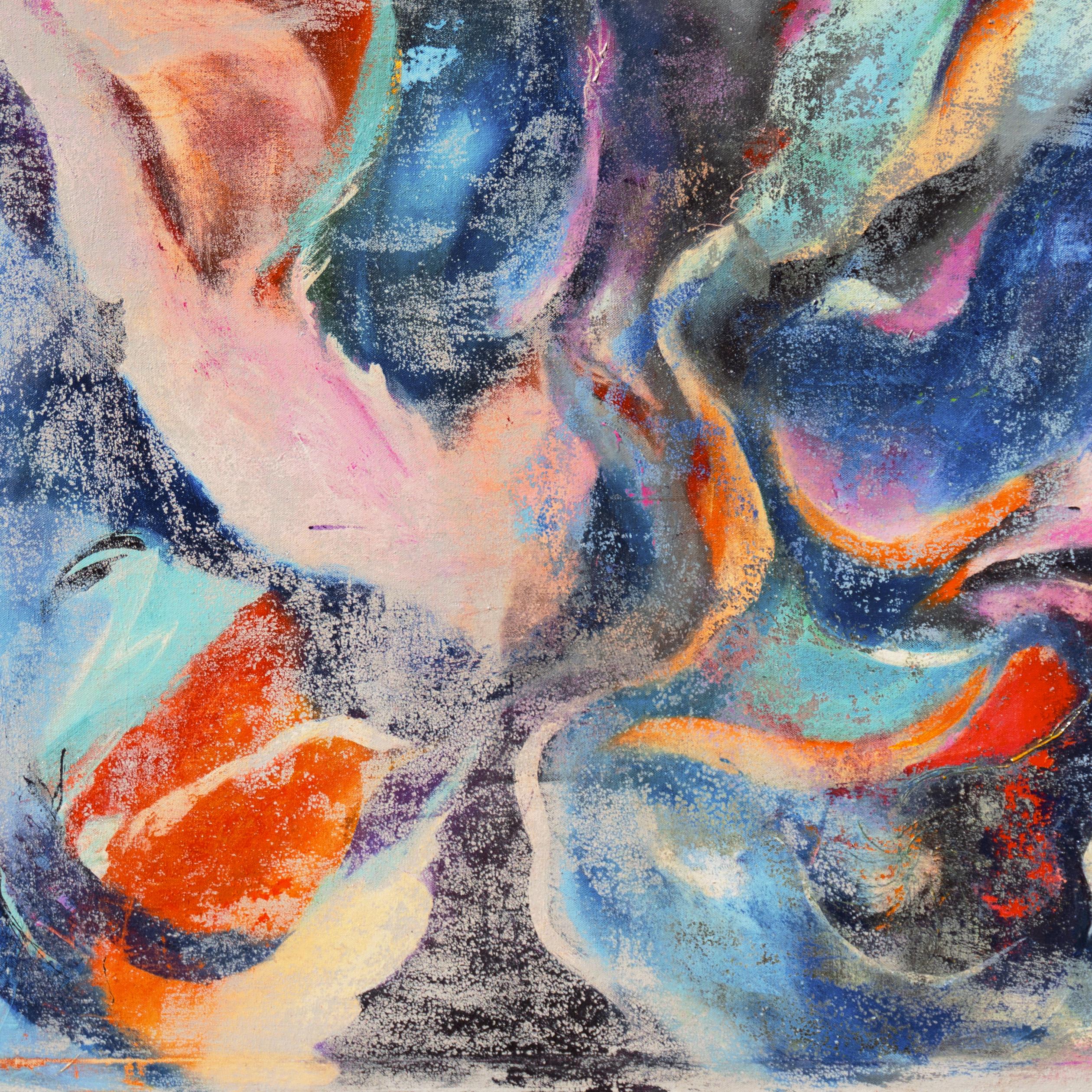 « Desert II », , artiste californienne de Palm Springs, grande oeuvre abstraite Proto-Organic en vente 2