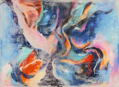 'Desert II', Palm Springs, California Woman Artist, Large Proto-Organic Abstract