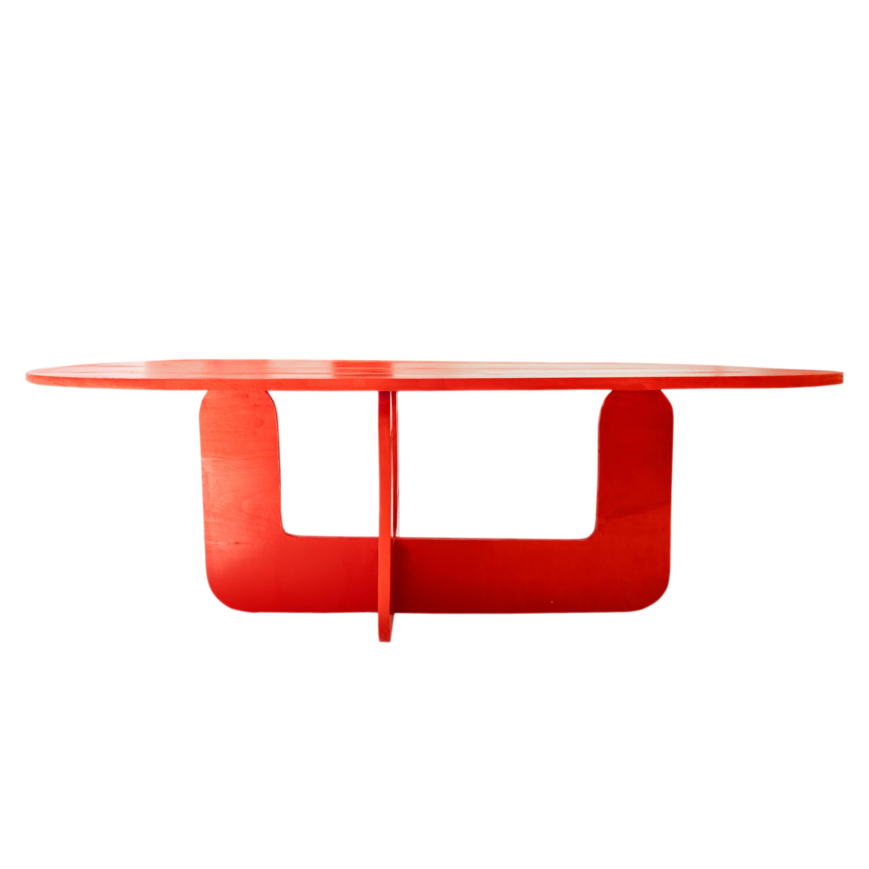 Table designed by artist Guillermo Trapiello, which is made of red-stained wood.


BIO:

Guillermo Trapiello, Spanish artist and designer born in Madrid in 1985, focuses on poetic work that explores the collective imagination, pop culture and