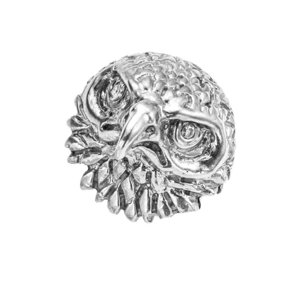 King of the birds in myth and lore. Eagle Cufflinks are crafted from Recycled Sterling Silver and White Diamond Eyes. Eagle Measures 3/4