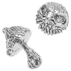 Charmed by a Cause Eagle Cufflinks Sterling Silver