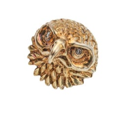 Charmed by a Cause Eagle Cufflinks Yellow Gold