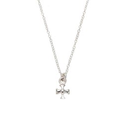 Charmed by a Cause Maltese Cross Necklace Yellow Gold
