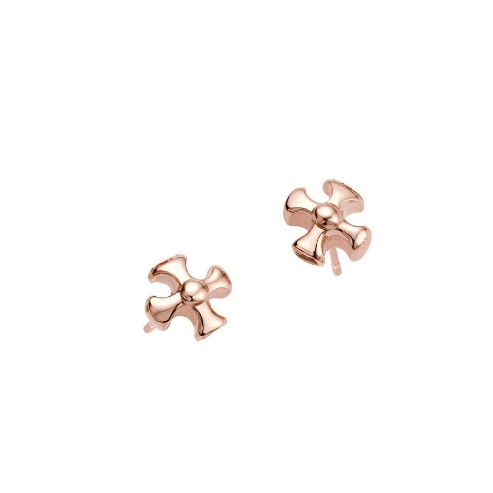 Charmed by a Cause Malteserkreuz-Ohrstecker aus Sterlingsilber im Zustand „Neu“ im Angebot in Montclair, NJ