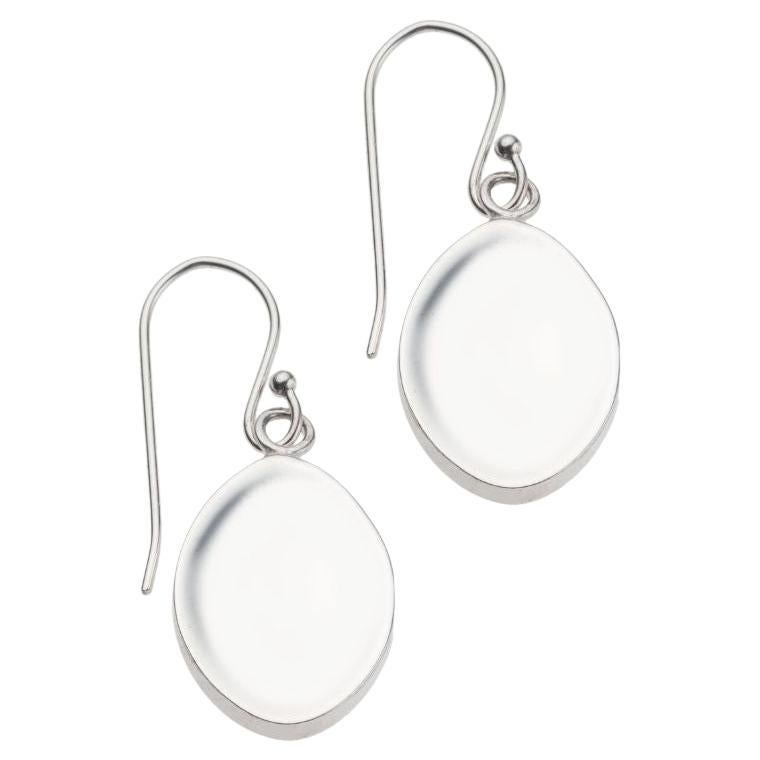 Charmed by a Cause Third Eye Earrings White Gold For Sale
