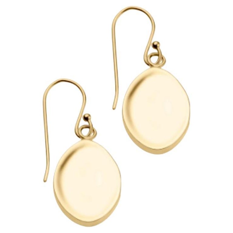 Charmed by a Cause Third Eye Earrings Yellow Gold For Sale at 1stDibs
