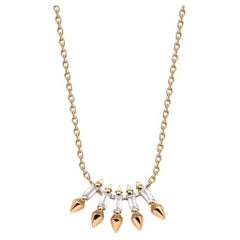 0.16ct Diamond Spikes Necklace