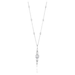 2.10ct Baguette Diamond Lara Necklace