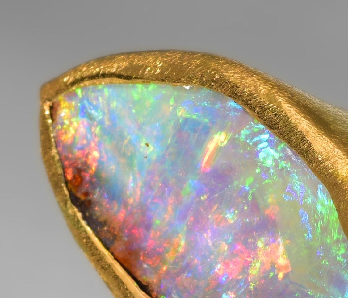 solid opal ring