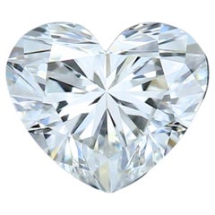 Charming 0.56ct with Stunning Cut Natural Heart Shape Diamond - GIA Certified