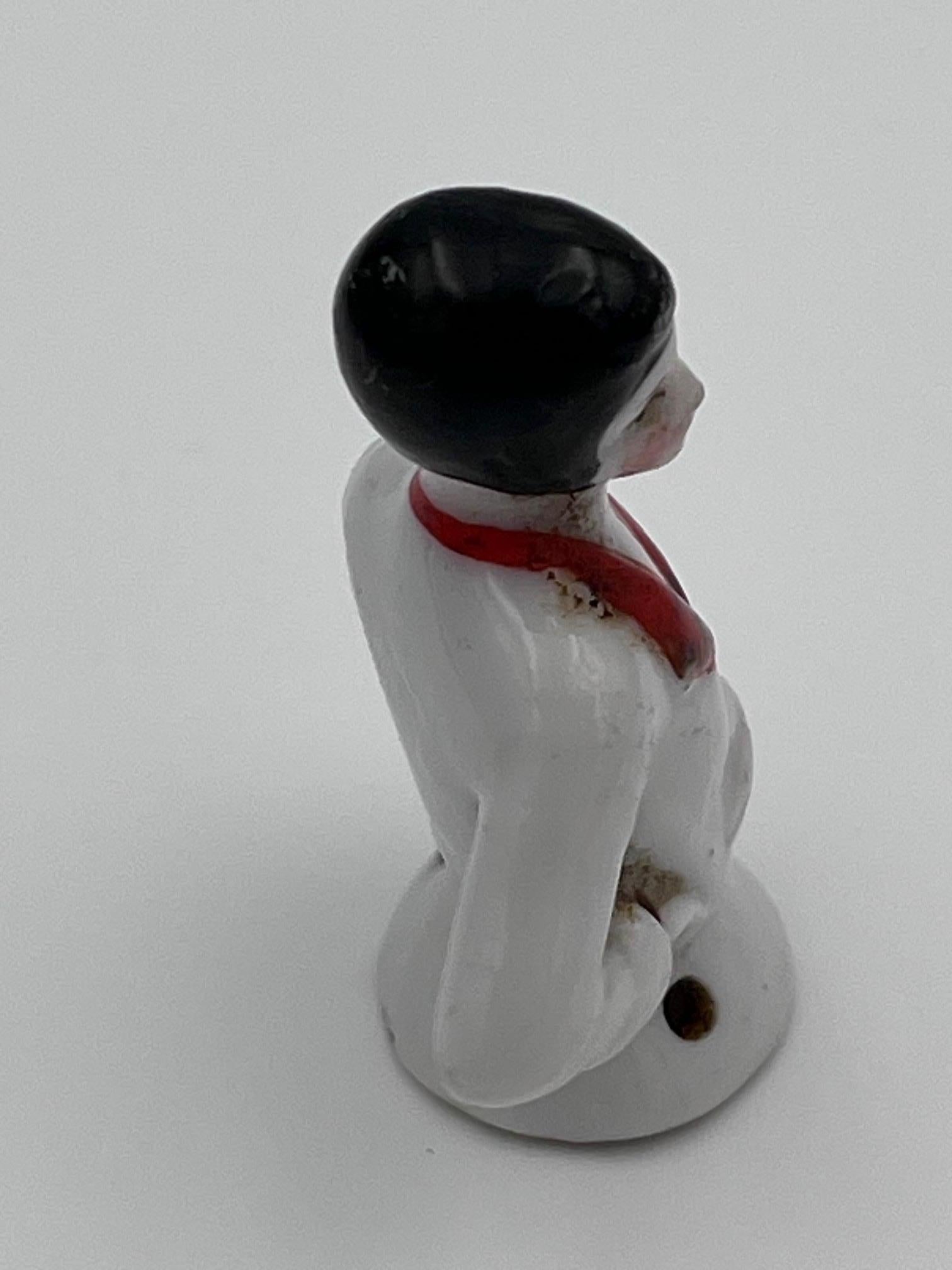 Affascinante mezza bambola Flapper in porcellana Art Deco tedesca degli anni '20 in vendita 2