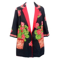 Charming 1940's Cotton Flowerpot Jacket