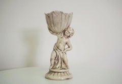 Charming 1970s Capodimonte Cherub Figurine - Handcrafted Ceramic Art