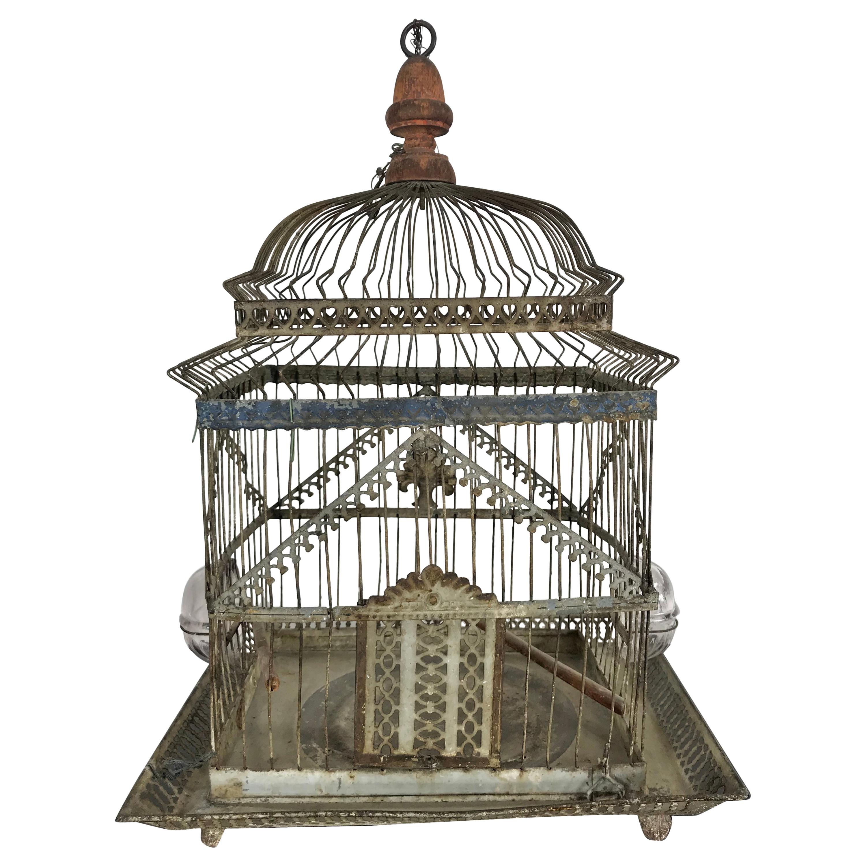 Charming 19th Century Architectural Birdcage