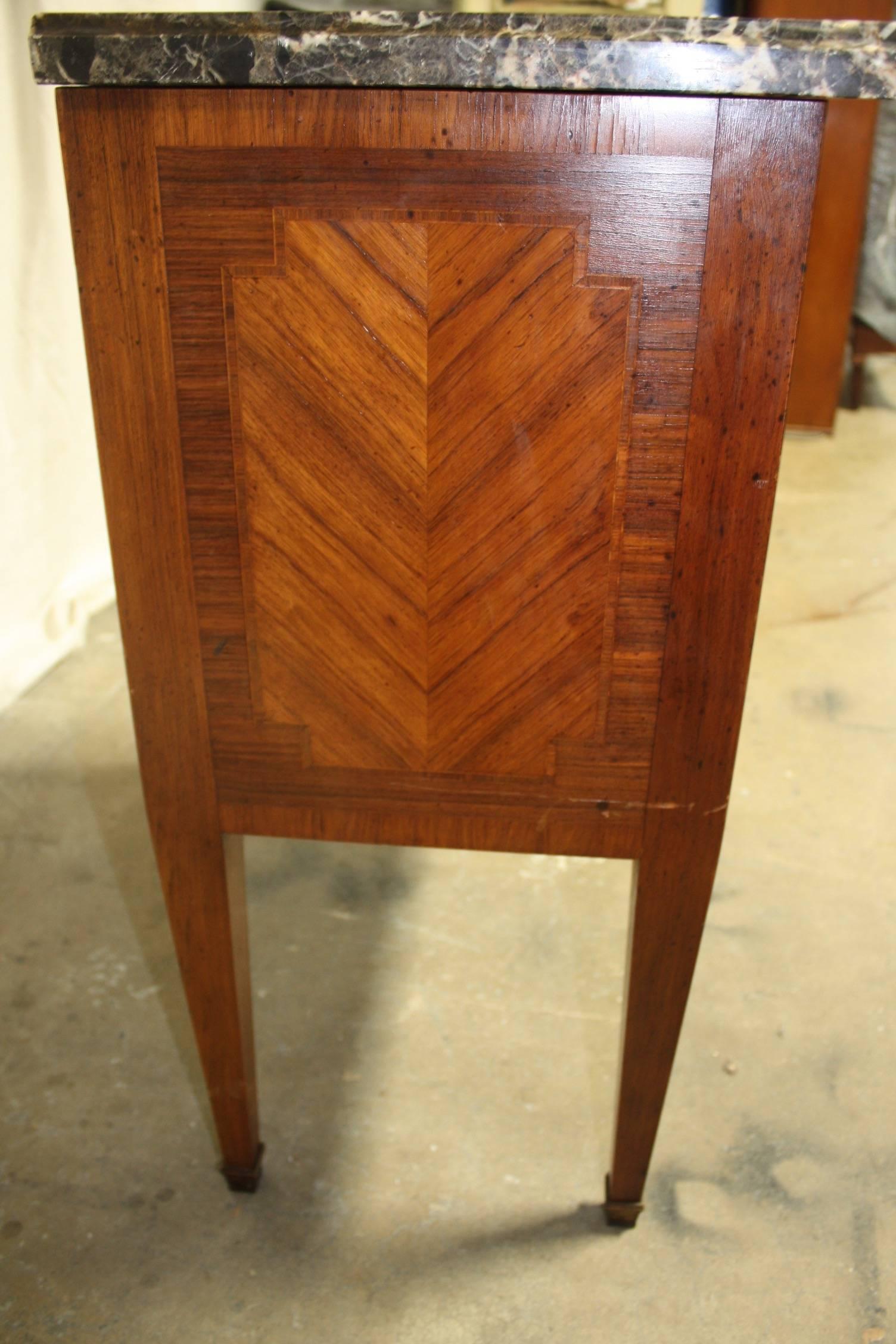 Marquetry Charming 19th Century French Commode