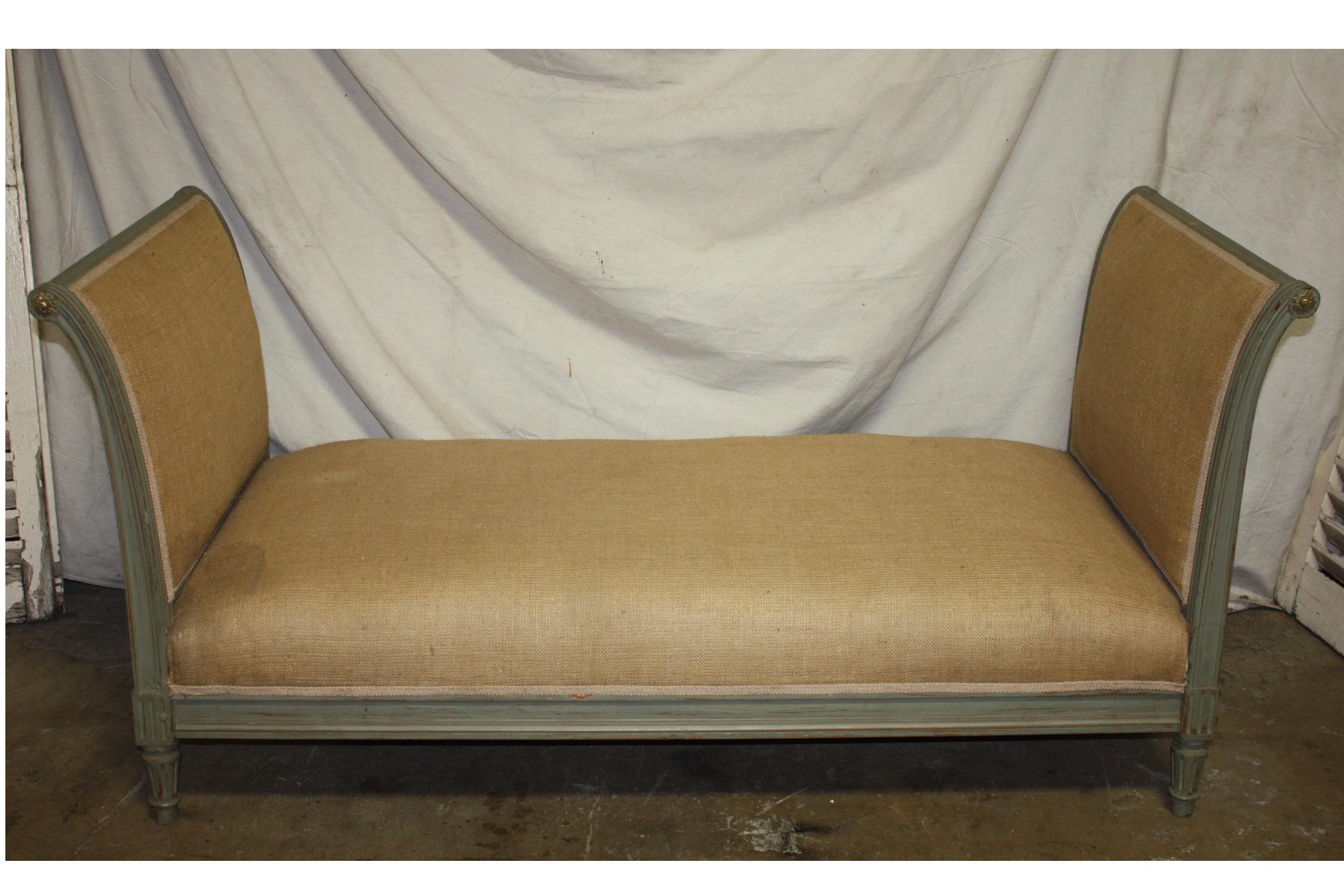 Charming 19th century French day bed.
