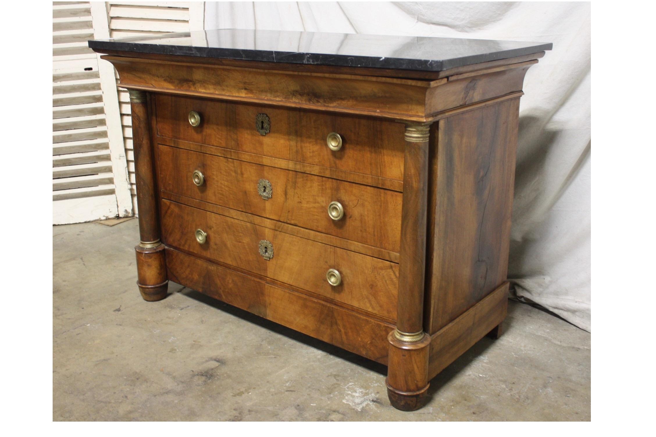 Charming 19th century French Empire chest.