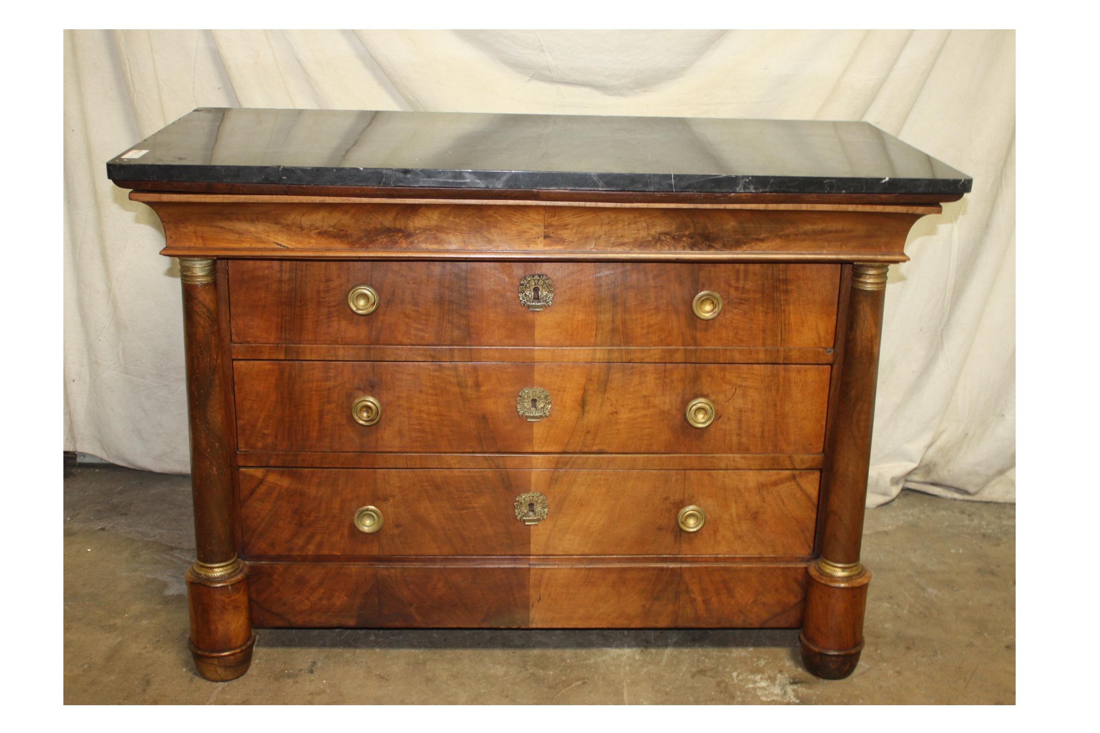 Charming 19th Century French Empire Chest 1