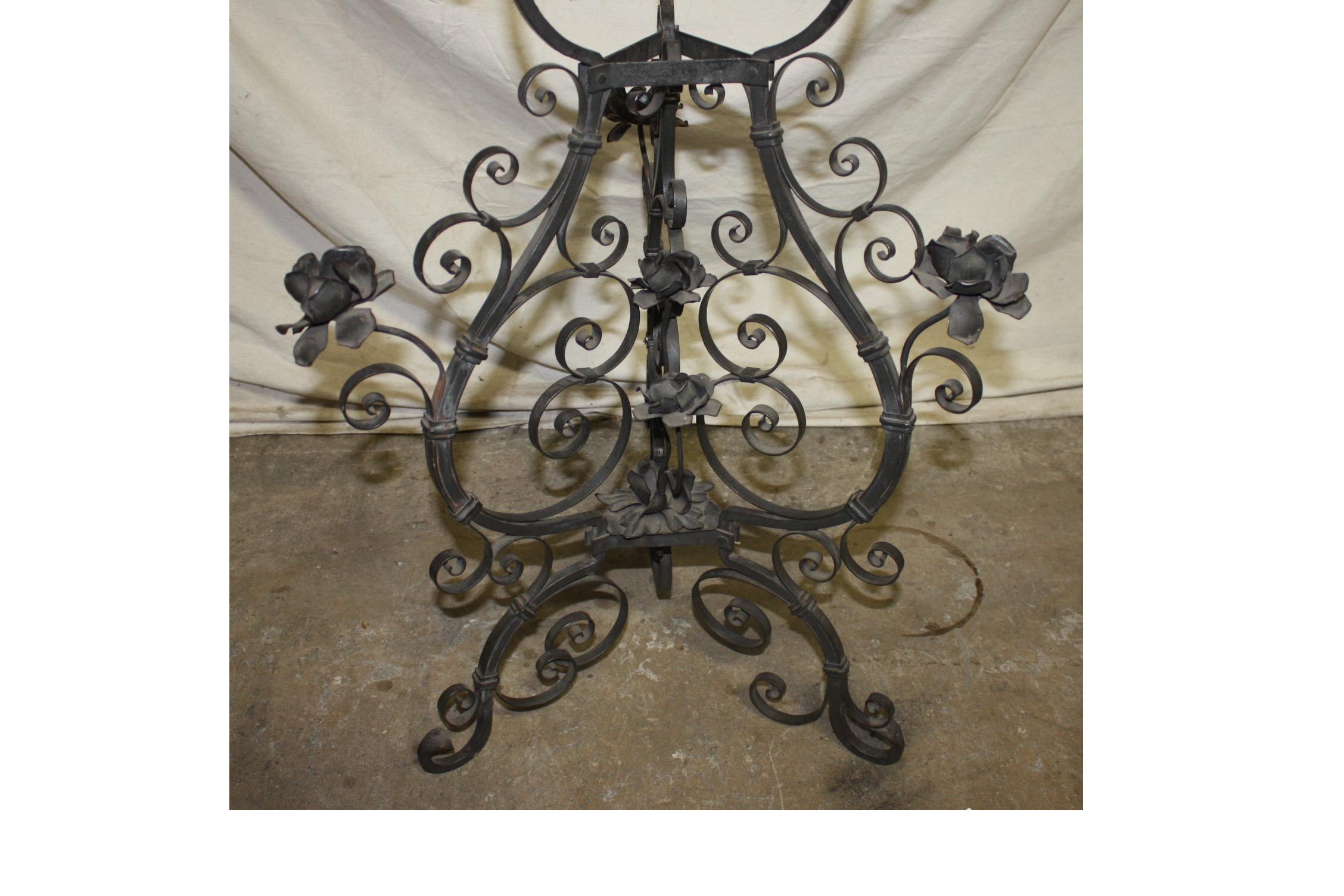 Charming 19th Century French Iron Planter For Sale 7